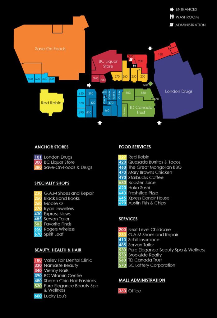 VFM Mall Map